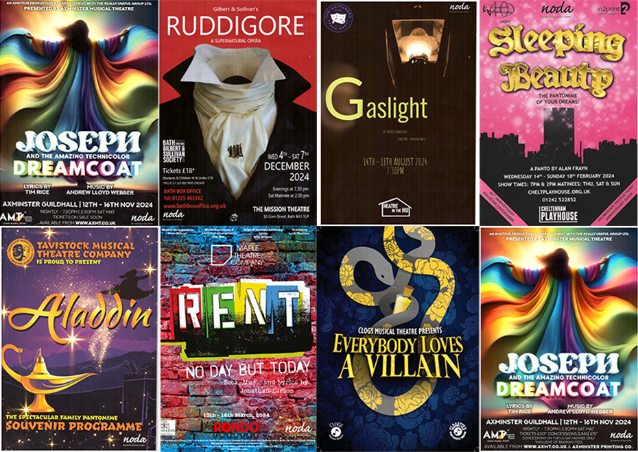 Montage of South West area Poster and Programme Competition (2024)